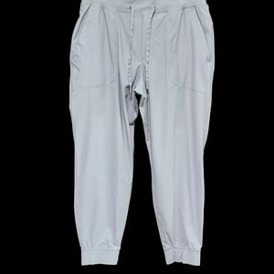 Lululemon ABC Jogger Pants Silver Drop Mens Large EUC Light Gray